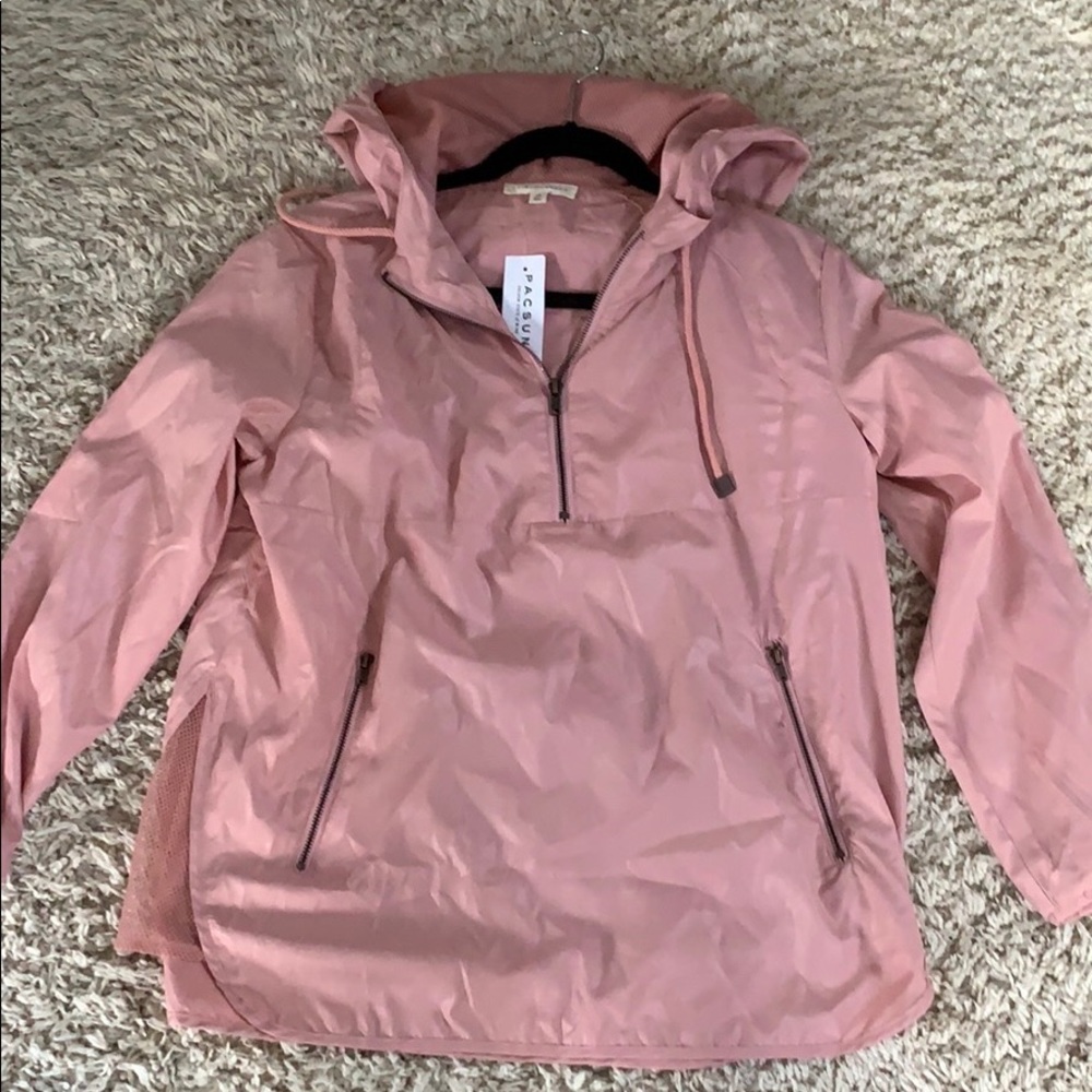 Pink windbreaker